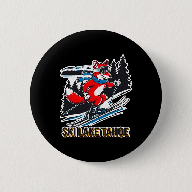 Fox Ski Alpin Abenteuer Lago Maggiore Button (Vorderseite)