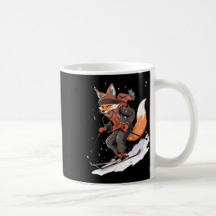 Fox Ski Ski Ski Winterschnee Kaffeetasse