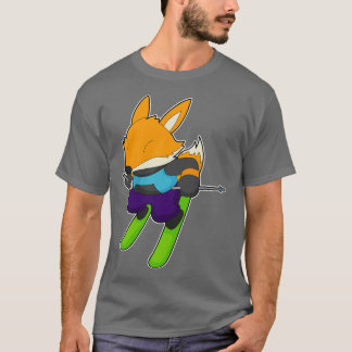 Fox Skier Wintersport T-Shirt