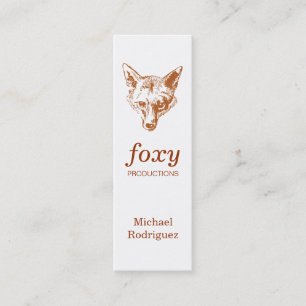 Fox Skinny Card Mini Visitenkarte