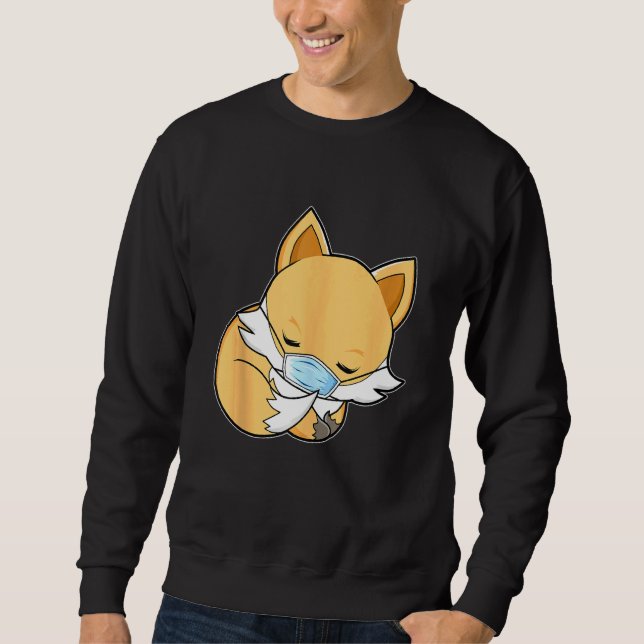 Fox Sleeping Face Mask Fox Sweatshirt (Vorderseite)