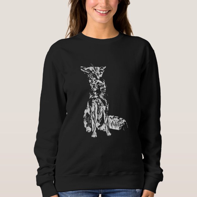 Fox Sly Animal colorful Forest Animals Foxes Sweatshirt (Vorderseite)