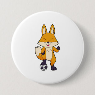 Fox Soccer Player Soccer Button