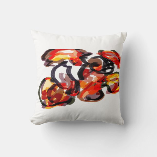 Fox-Sonnenuntergang Herbst Kissen (Vorderseite)