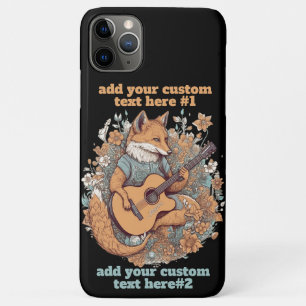 Fox spielen Gitarre Wildblume Cotattcore Custom Case-Mate iPhone Hülle