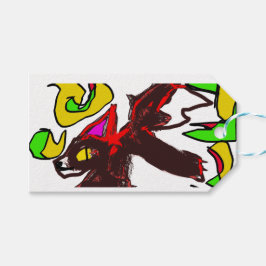 Fox spielt im Herbst Geschenkanhänger