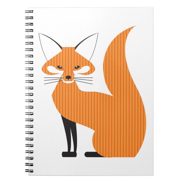 Fox Spiral Notebook Notizblock (Vorderseite)