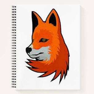 Fox Spiral Notebook Notizbuch