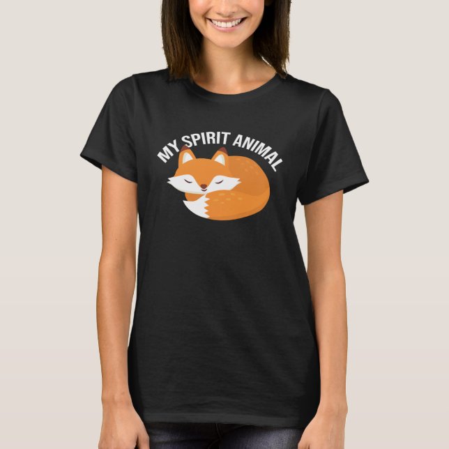 Fox Spirit Animal Fox Wild Animal T-Shirt (Vorderseite)
