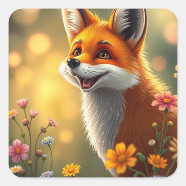 Fox Stickers (Vorderseite)