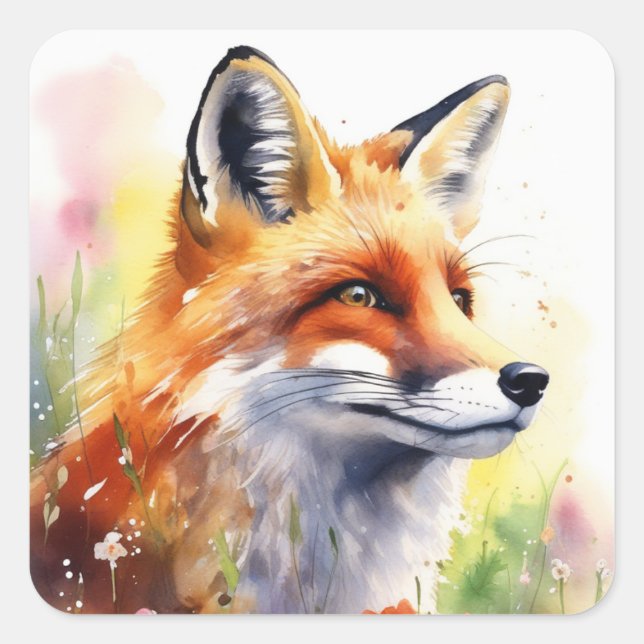 Fox Stickers (Vorderseite)