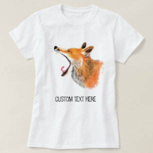 Fox-T - Shirt mit benutzerdefiniertem Text
