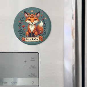 Fox Tales Boho Woodland Animal Magnet