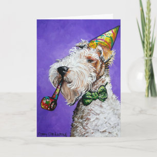 Fox Terrier Birthday Karte
