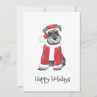 Fox Terrier Christmas Card