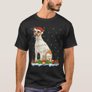 Fox Terrier Dog Familie Matching Santa Fox Terrier T-Shirt