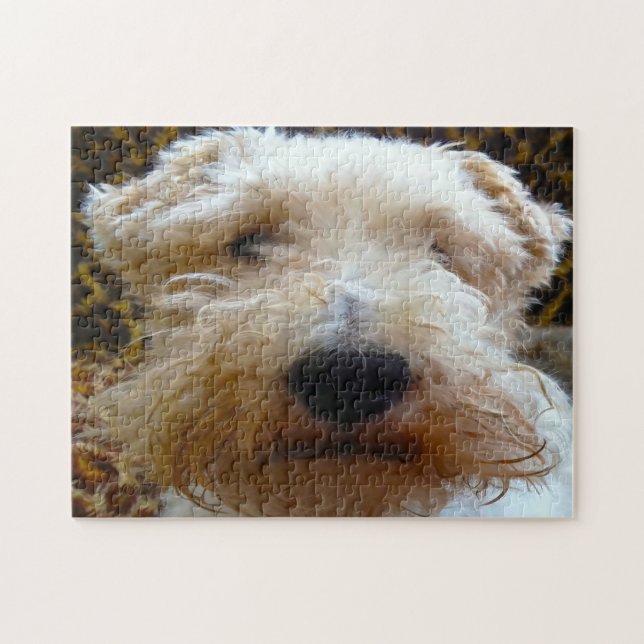 Fox Terrier Dog. Puzzle (Horizontal)