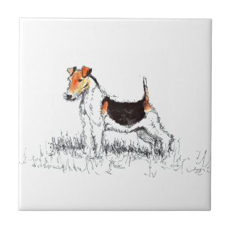 Fox Terrier Fliese