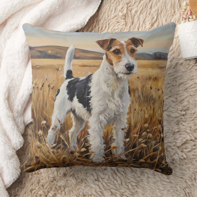 Fox Terrier Kissen (Decke)