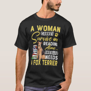 Fox Terrier Lady Niedlich Doberman Mama Bookworm D T-Shirt