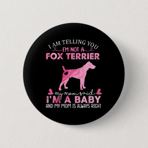 Fox Terrier Mama Button