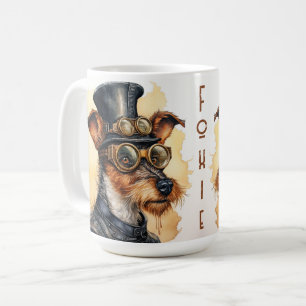 Fox Terrier Steampunk Hund Kaffeetasse