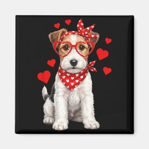 Fox Terrier Valentinstag Drahtbehaarter Hundeliebh Magnet