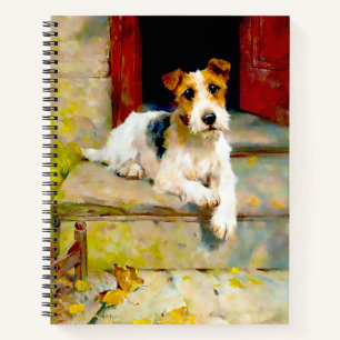 Fox Terrier von Arthur Wardle Notizbuch