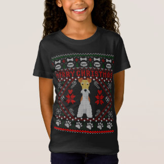 Fox Terrier Wire Dog Frohe Weihnachten Ugly Sweate T-Shirt