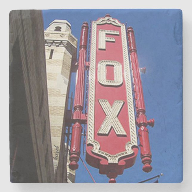 Fox Theater Atlanta, Fox Theater Atlanta Steinuntersetzer (Vorderseite)