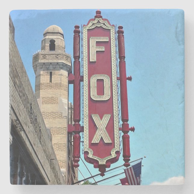 Fox Theater Atlanta, Fox Theater Steinuntersetzer (Vorderseite)