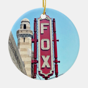 Fox Theatre Ornament, Fox Theater, Atlanta, Atlant Keramikornament