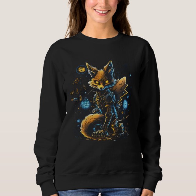 Fox Themed Zoo Keeper Gaming Girl Who Loves Fox An Sweatshirt (Vorderseite)
