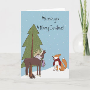 Fox und Elch Weihnachten