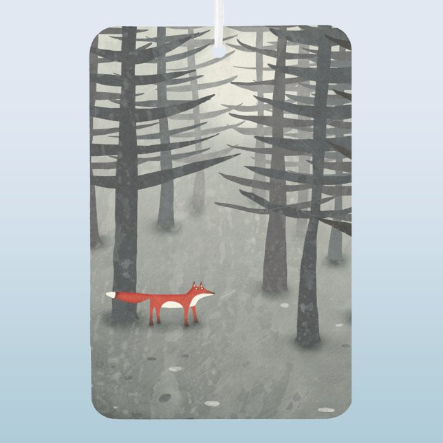 Fox und Forest Autolufterfrischer (Fox and forest art car or vehicle air freshener)