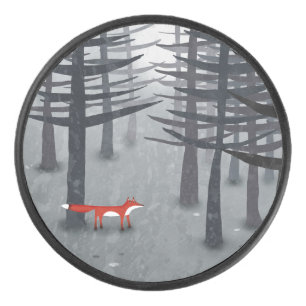 Fox und Forest Eishockey Puck