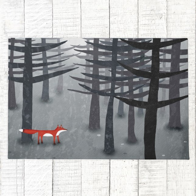 Fox und Forest Fußmatte (The Fox and the Forest art doormat)