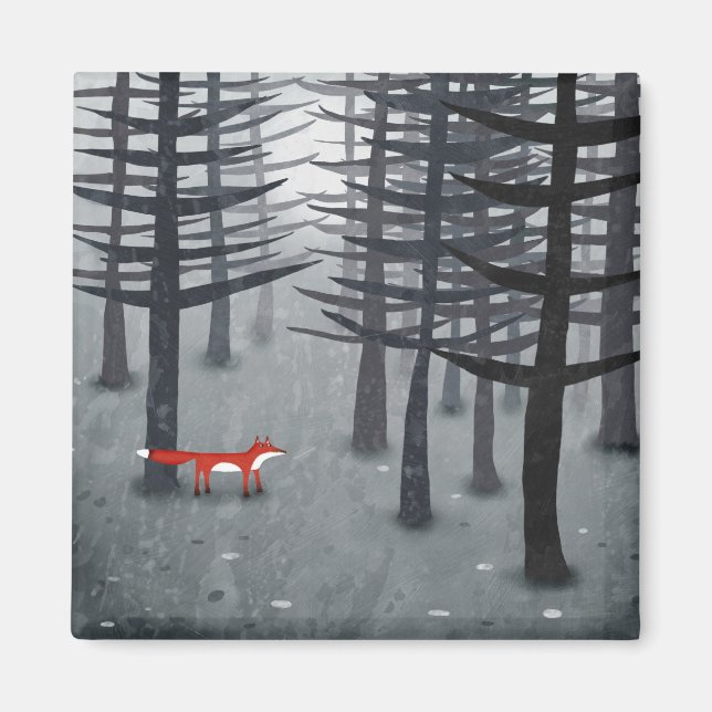 Fox und Forest Magnet (Vorne)