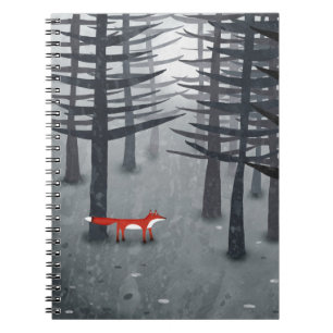 Fox und Forest Notizblock