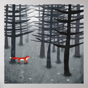 Fox und Forest Poster