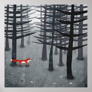 Fox und Forest Poster