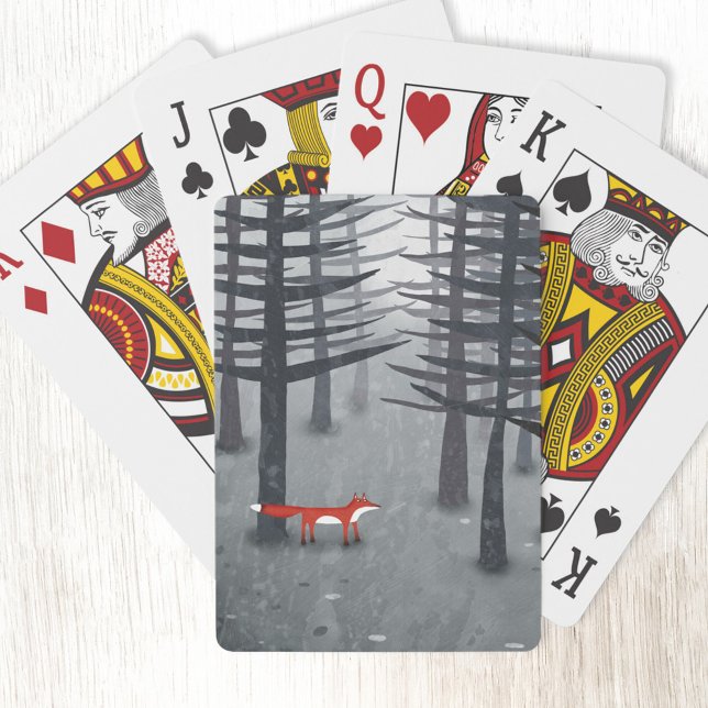 Fox und Forest Spielkarten (Fox in the Forest art playing cards)