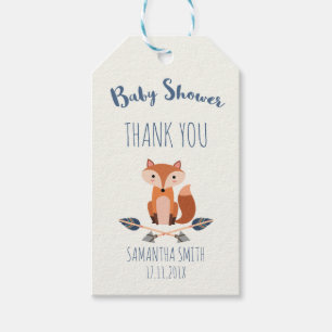 Fox- und Pfeil-Babyparty-Geschenk-Umbau Geschenkanhänger
