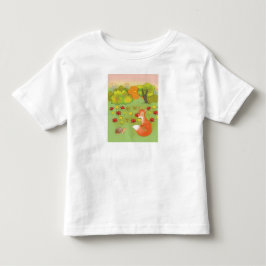 Fox und Schildkröte im Wald Kleinkind T-shirt