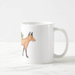 Fox und Schildkröte-Tasse Tasse