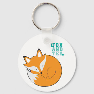 Fox und Tee-Schlüsselring - N.1 Schlüsselanhänger