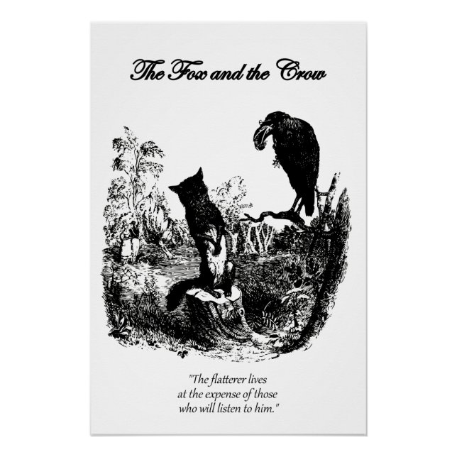 Fox und The Crow - Aesop's Fable Poster (Vorderseite)
