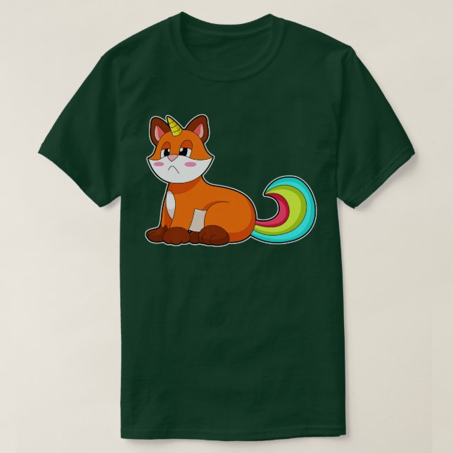 Fox Unicorn 2 T-Shirt (Design vorne)