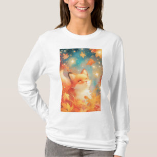 Fox-verzauberter Herbst T-Shirt