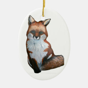 Fox-Verzierung Keramikornament